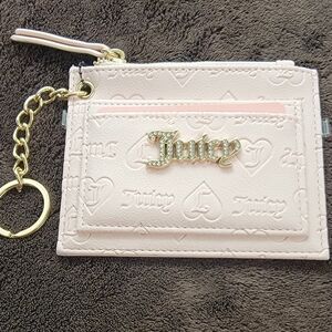 NWOT Juicy Couture Pink Card Holder